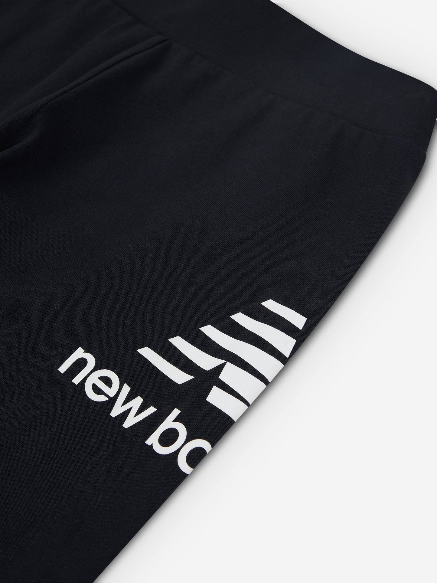 New Balance NB Stacked Logo Leggings LAKG0012-BK | Bambina | Nero