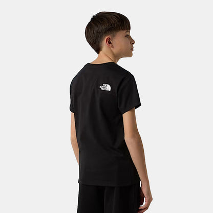 The North Face Teen Easy Regular SS Tee Nero