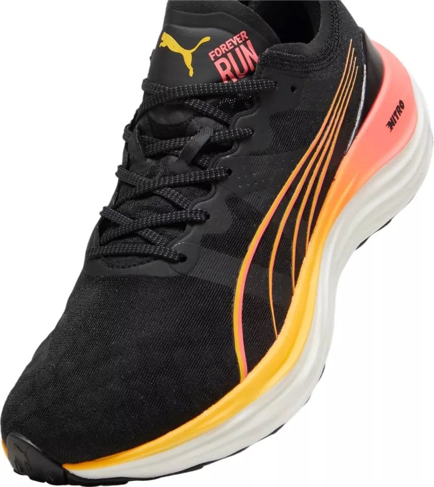 PUMA FOREVERRUN NITRO PUMA BLACK-SUN STREAM-SUNSET GLOW 377757-24