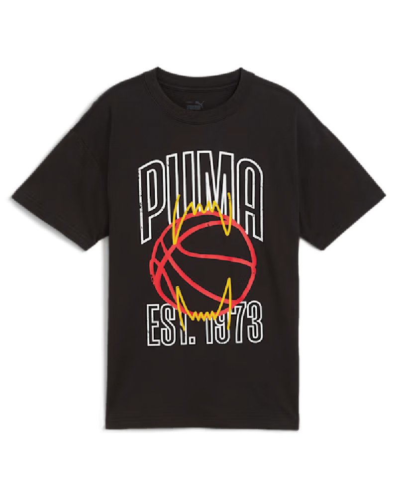 PUMA BASKETBALL WINNING SHOT TEE B PUMA BLACK 628026-01