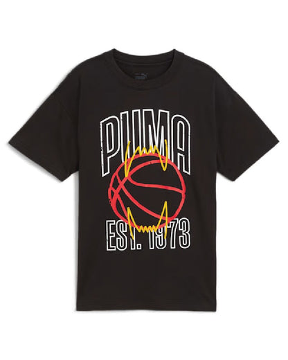 PUMA BASKETBALL WINNING SHOT TEE B PUMA BLACK 628026-01