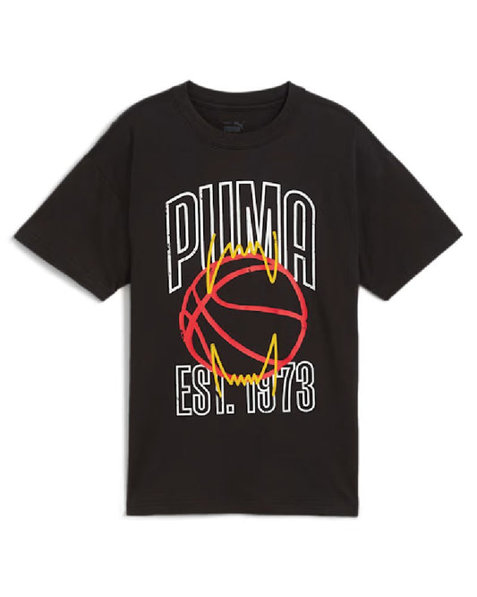 PUMA BASKETBALL WINNING SHOT TEE B PUMA BLACK 628026-01