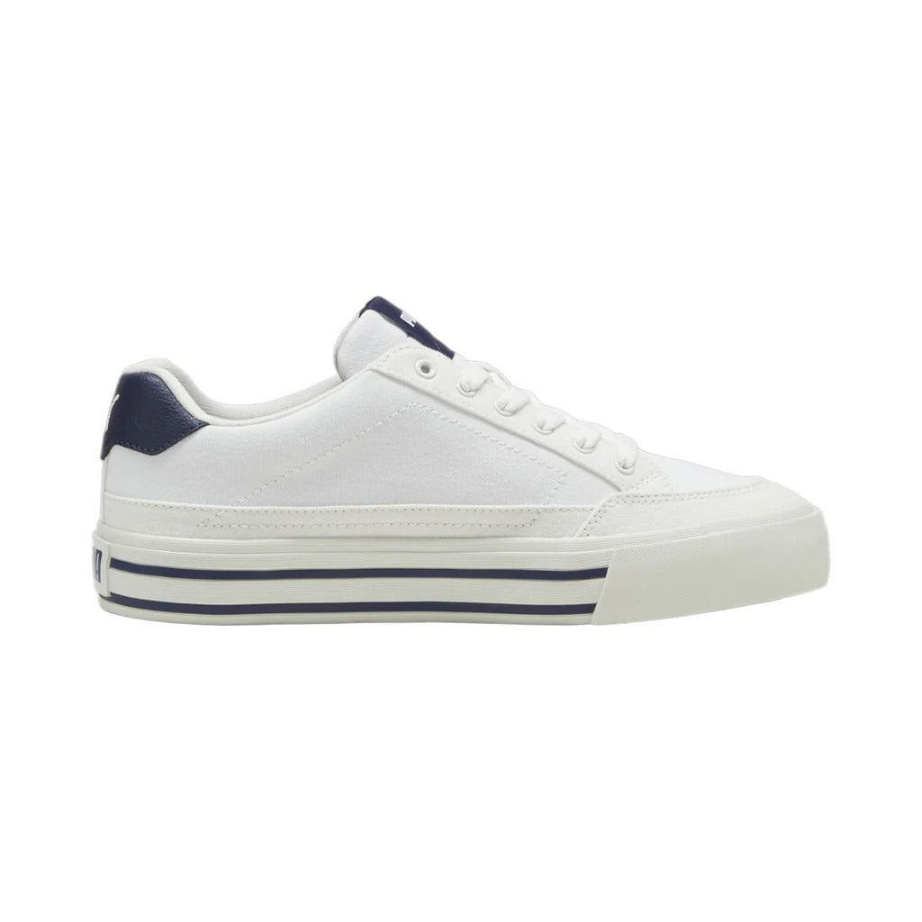 PUMA COURT CLASSIC VULC FS WHITE-NAVY-VAPOR GRAY 396353-04
