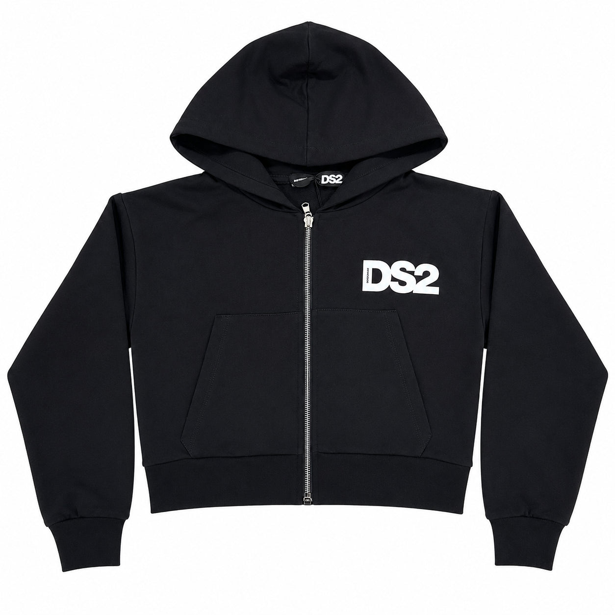 DS2 FULL ZIP CROP LOGO SS26K503