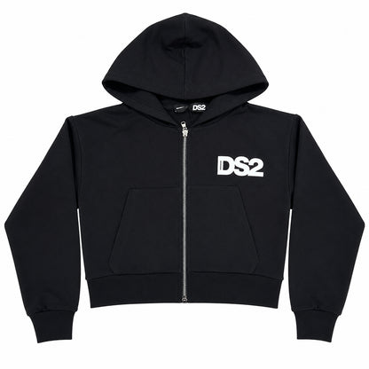 DS2 FULL ZIP CROP LOGO SS26K503