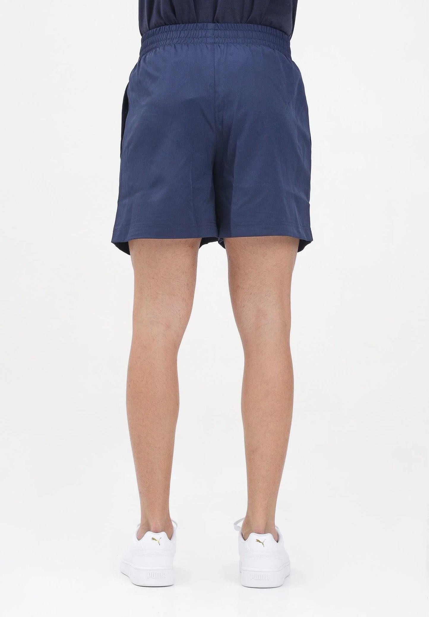PUMA ESS LOGO LAB PUMA LOGO WOVEN SHORTS 5 “ BLUE 684673-06