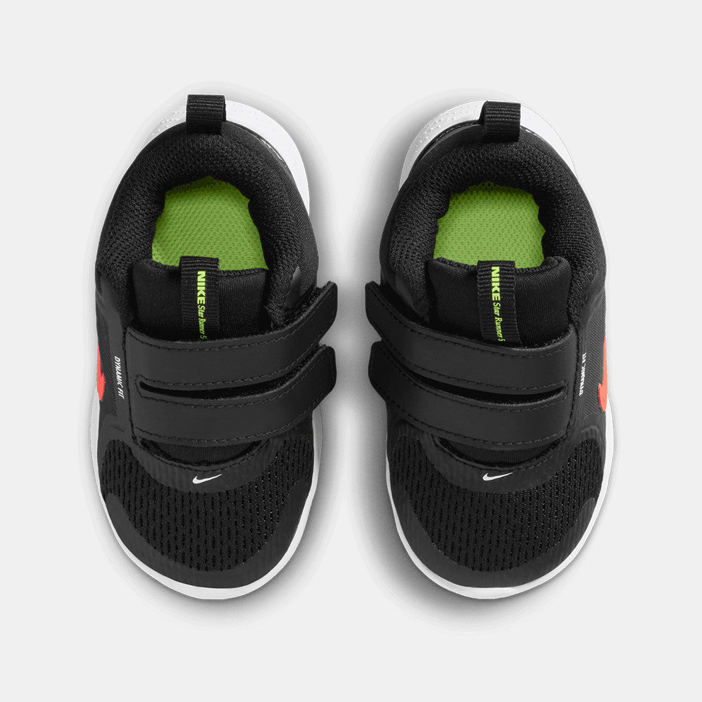 NIKE STAR RUNNER 5 TD BLACK/BRIGHT CRIMSON-ANTHRACITE-VOLT TINT HF7006-010