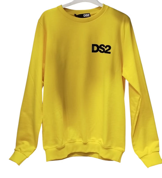 DS2 FELPA GIROCOLLO 100% COTONE SS25K026