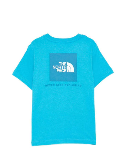 THE NORTH FACE TEEN BOX NSE REGULAR SS TEE MERIDIAN BLUE NF0A8EFND7R1