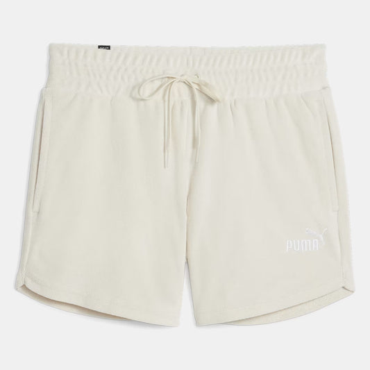 PUMA ESS ELEVATED 5" SHORTS ALPINE SNOW 677946-87