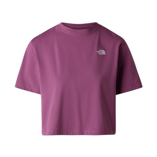 THE NORTH FACE W EVOLUTION SIMPLE DOME CROP RLX SS TEE CHROMA PURPLE NF0A8FDHG4Y1