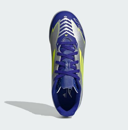 ADIDAS F50 CLUB TF J MESSI SILVMT/SYELLO/LUCBLU sneakers IH0923