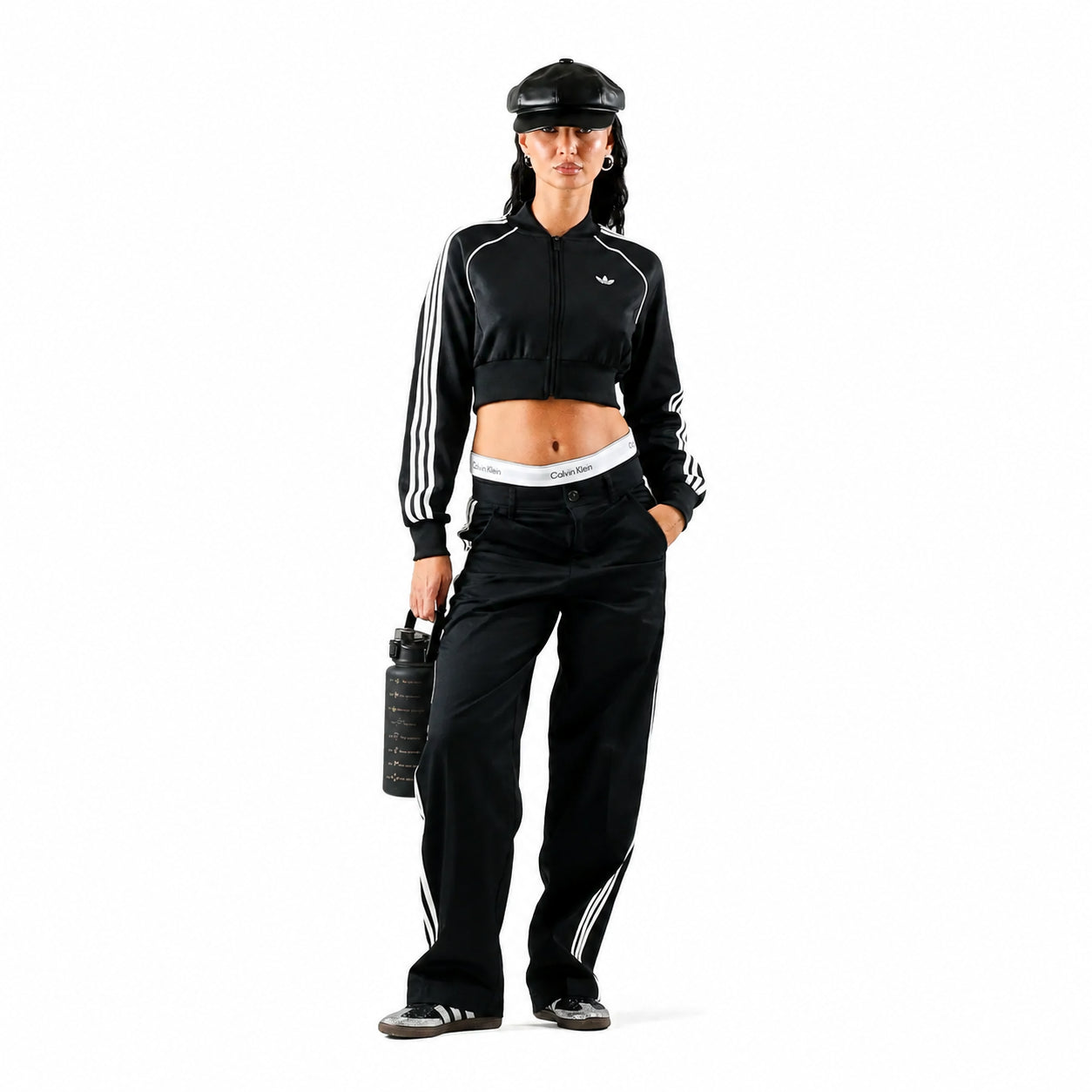 Adidas AOR SST TT Crop KQ6426 – Nero/Bianco