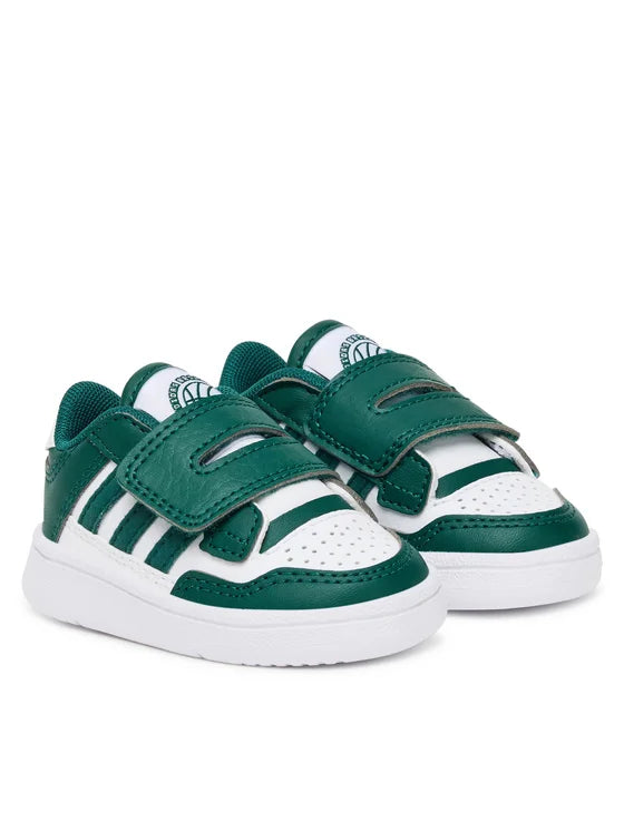 ADIDAS RAPID COURT CF I CGREEN/FTWWHT/FTWWHT JR1023