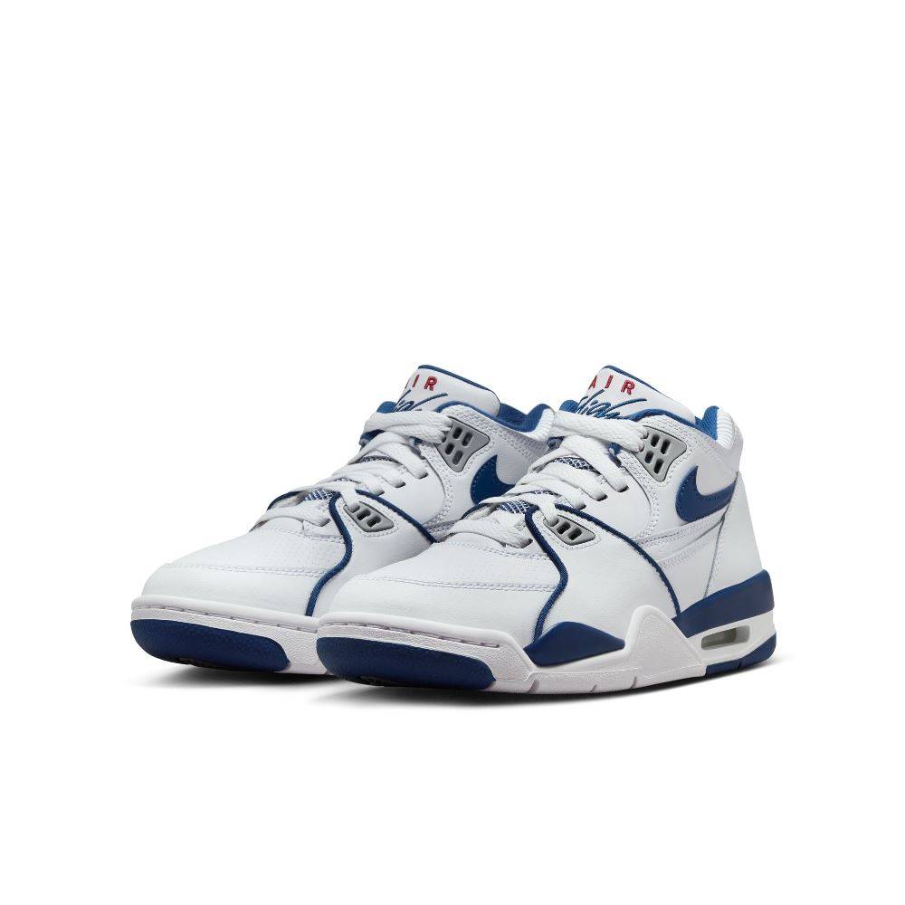 NIKE AIR FLIGHT 89 WHITE/DARK ROYAL BLUE-WOLF GREY HF0406-103