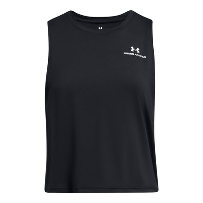 UNDER ARMOUR VANISH ENERGY CROP TANK BLACK 1383654-001