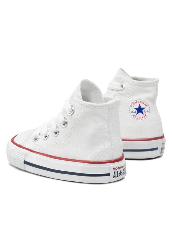 CONVERSE INF C/T ALL STAR HI OPTWH scarpe stivaletto infant bianca 7J253C