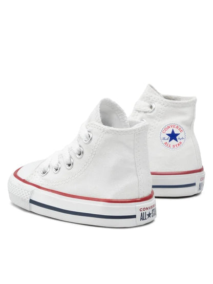 CONVERSE INF C/T ALL STAR HI OPTWH scarpe stivaletto infant bianca 7J253C