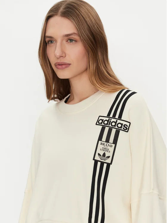 ADIDAS AOR CROP SWEATSHIRT CREWHT JD0084