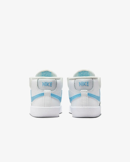 NIKE BLAZER MID '77 SUMMIT WHITE/AQUARIUS BLUE-PHOTON DUST DA4088-114