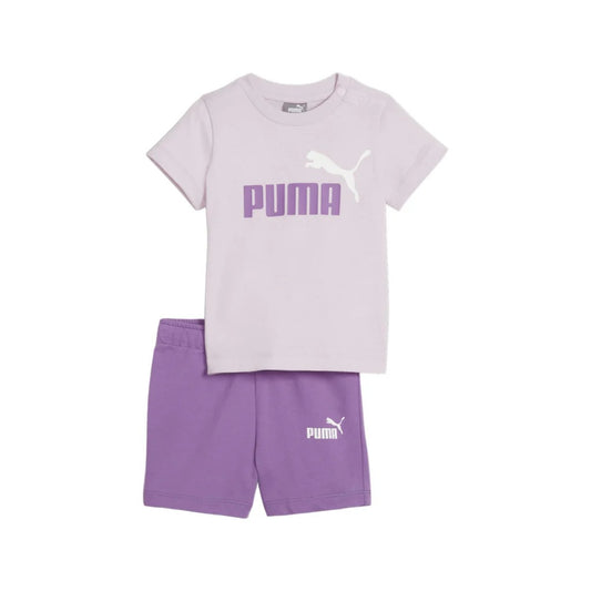 PUMA MINICATS TEE & SHORTS SET FAST PINK 845839-59
