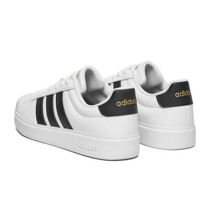 Adidas Streettalk JP8275 – Bianco/Nero, sneakers basse uomo in ecopelle, scarpe casual per tempo libero da abbinare a jeans, pantaloni e look sportivi