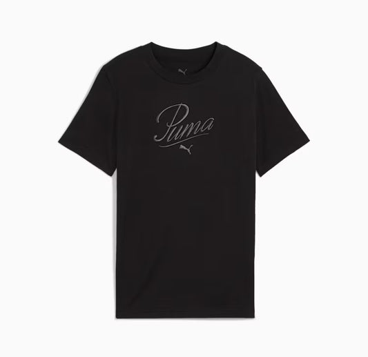 PUMA ESS SCRIPT TEE G BLACK 685805-01
