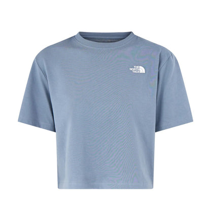 THE NORTH FACE W EVOLUTION SIMPLE DOME CROP RLX SS TEE GRANITE GREY NF0A8FDH0U31
