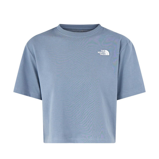THE NORTH FACE W EVOLUTION SIMPLE DOME CROP RLX SS TEE GRANITE GREY NF0A8FDH0U31