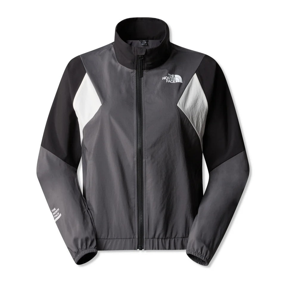 THE NORTH FACE W MA WIND TRACK TOP ANTHRACITE GREY/WHITE D NF0A87FM3OD1