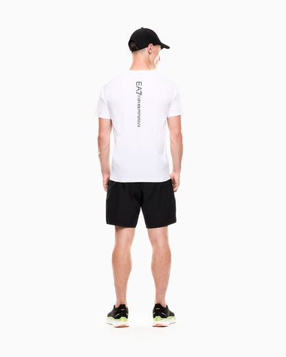 EA7 Emporio Armani Completo Maglia e Pantaloncino 8NPV03-21BA | Uomo | Bianco/Nero