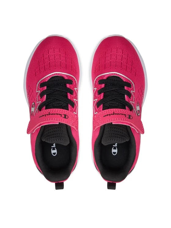 CHAMPION NIMBLE G PS LOW CUT SHOE FUCSIA/NBK/SILVER S32766-PS018