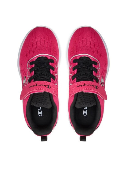 CHAMPION NIMBLE G PS LOW CUT SHOE FUCSIA/NBK/SILVER S32766-PS018