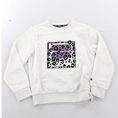 FILA LANGENORLA GRAPHIC CREW SWEAT BRIGHT WHITE FAT0497-10001