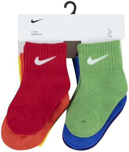 NIKE NHN SWOOSH 6PK INFANT ANKLE SO MULTI NN0641-E69