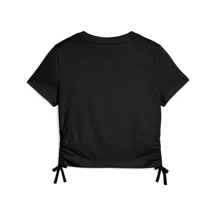 PUMA ESS METALLIC KNOTTED TEE G BLACK 686419-01