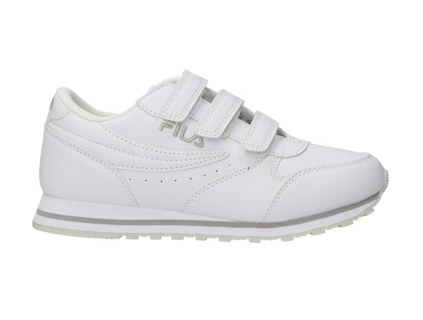 FILA ORBIT VELCRO LOW KIDS WHITE 1010785-10004