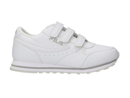 FILA ORBIT VELCRO LOW KIDS WHITE 1010785-10004