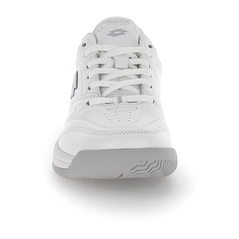 LOTTO COURT LOGO AMF XX W ALL WHITE/SILVER METAL 2 sneakers 220655-1GN