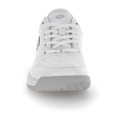 LOTTO COURT LOGO AMF XX W ALL WHITE/SILVER METAL 2 sneakers 220655-1GN