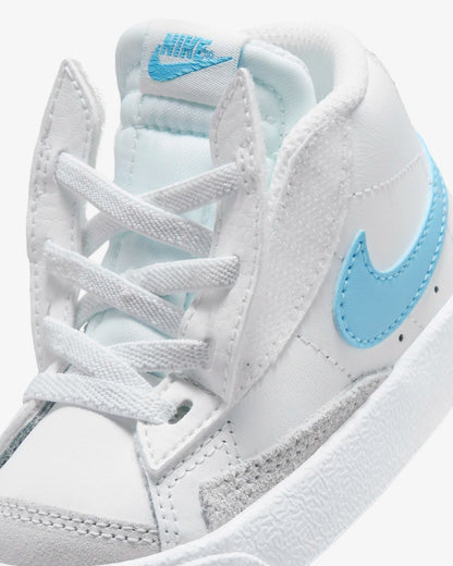 NIKE BLAZER MID '77 SUMMIT WHITE/AQUARIUS BLUE-PHOTON DUST DA4088-114