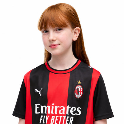 Puma Maglia Milan Home Junior 26/27 784124-01 – Rosso/Nero