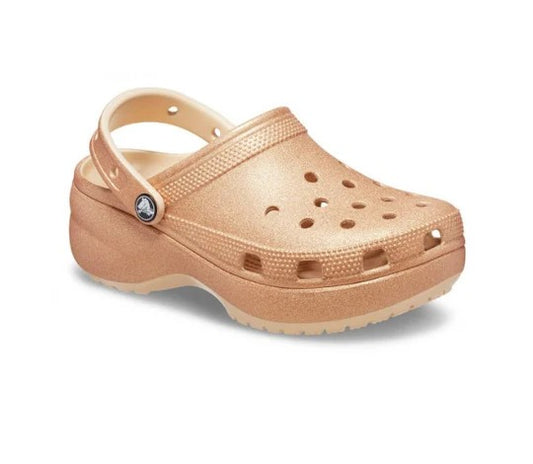 Crocs Classic Platform Glitter Clg W 207241-SHIT