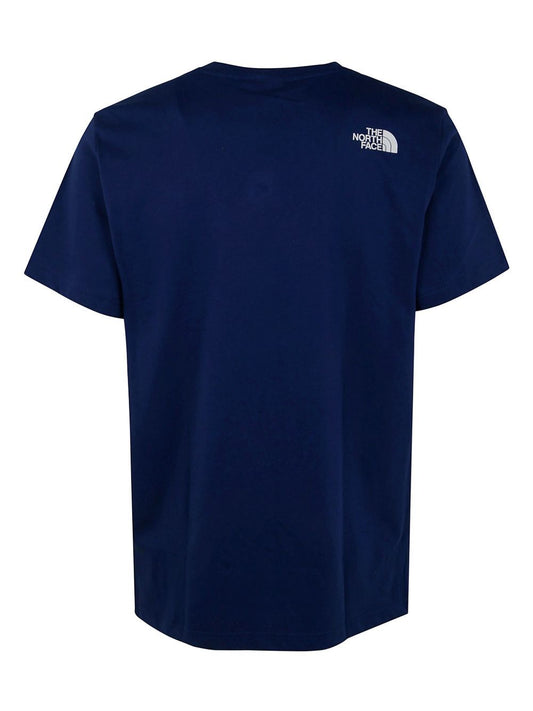 THE NORTH FACE M SS MOUNTAIN LINE TEE ESTATE BLUE NF0A87NTD1R1