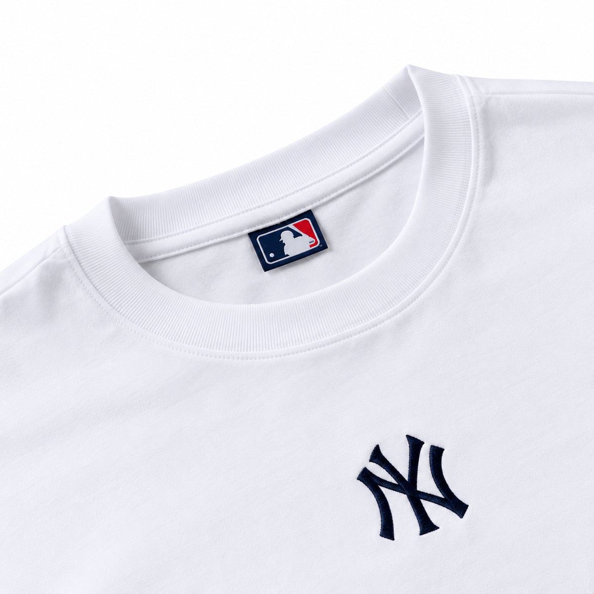 New Era New York Yankees MLB League T-Shirt Oversize Uomo Maglietta Manica Corta in Cotone Bianco White S-XL 60675748