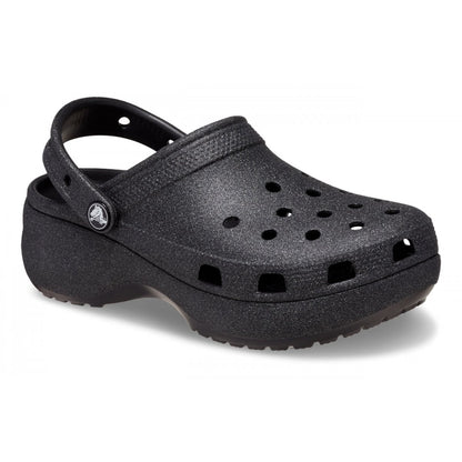 Crocs Classic Platform Glitter Clg W 207241-BLK