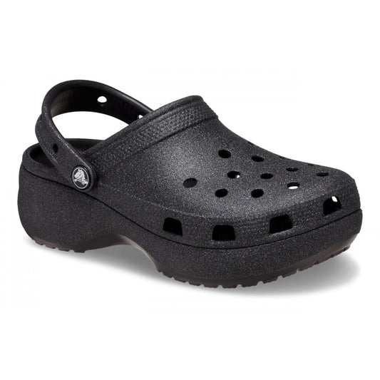 Crocs Classic Platform Glitter Clg W 207241-BLK