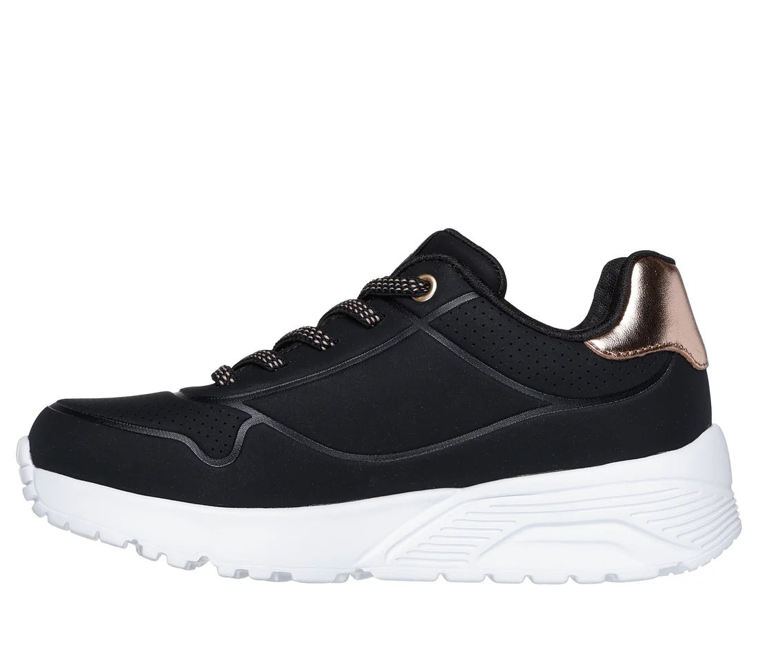Skechers Uno Lite Metallic Sneakers Bambina Nere