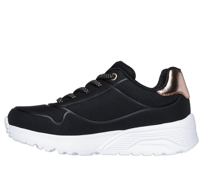 Skechers Uno Lite Metallic Sneakers Bambina Nere