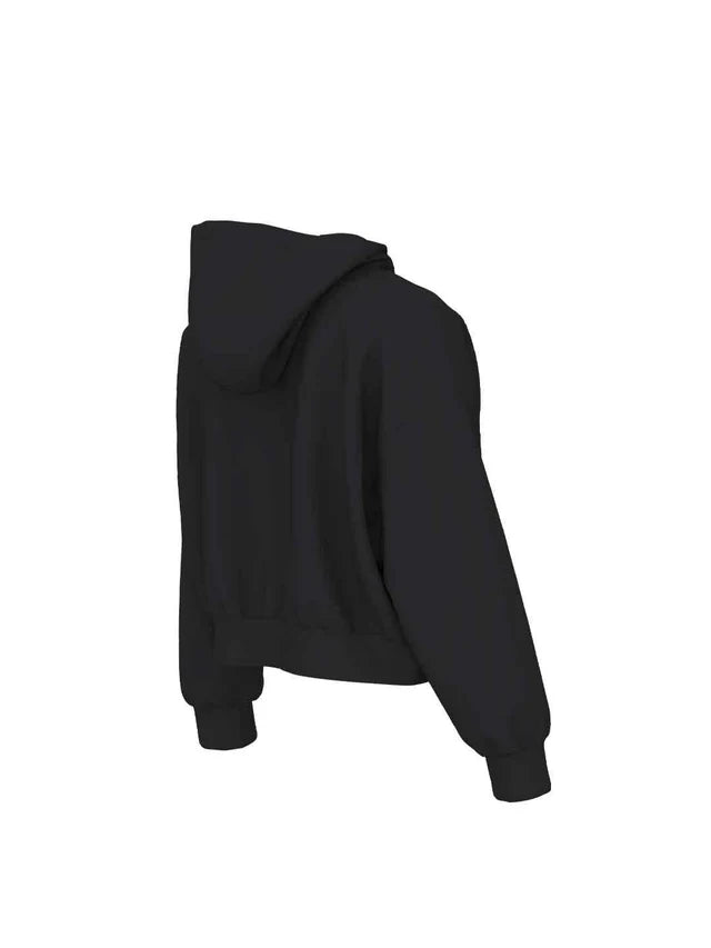 NEW BALANCE LINEAR HERITAGE FLEECE FULL ZIP - BLACK WJ53509BK